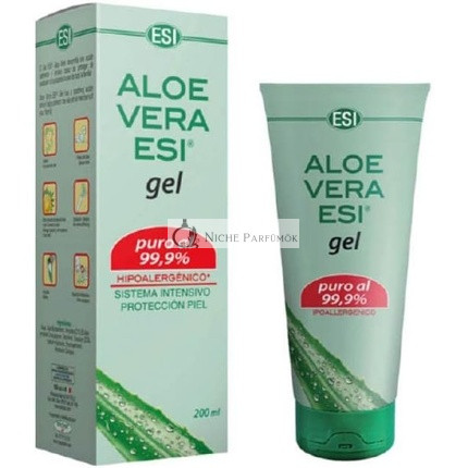ESI Aloe Vera Gél 100% Tiszta Hidratáló és Tápláló Gél a Bőrnek, 200ml