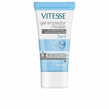 Vitesse 3 in 1 Kamille Rosenwasser Gesichtsreinigungs-Gel 150 ml