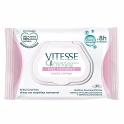   VITESSE TRI-MINERAL Make-up Entferner Tücher für empfindliche Haut 25 Stück