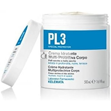 Kelemata PL3 Multiprotektív Hidratáló Testápoló Krém, 500ml