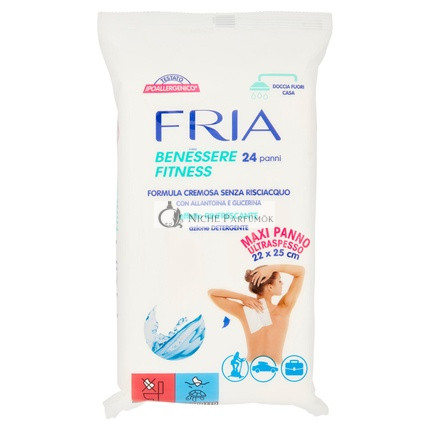 Fria Wellbeing Fitness Erfrischende Wirkung Reinigungsaktion - 24 Stück