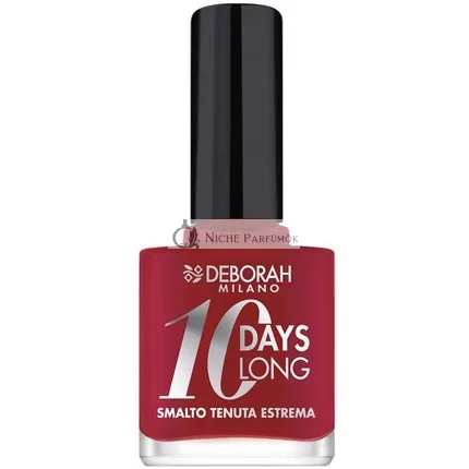 Deborah Milano 10 Napig Tartós Körömlakk 886, Vintage Vörös