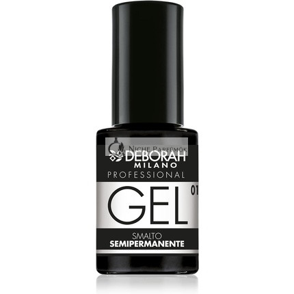 Deborah Milano Professioneller Semi-Permanenter Nagellack 01 Weiß Plumpend Langanhaltend für Intensive und Glänzende Nägel 4.5ml