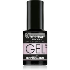   DEBORAH Professzionális Félig Tartós Plumpáló Gél Körömlakk Intenzív és Fényes Körmökért Gyöngyház Rózsaszín, 4,50ml
