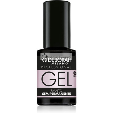 DEBORAH Professioneller Semi-Permanenter Plump-Gel-Nagellack Langanhaltend für Intensive und Glänzende Nägel Perlenrosa, 4,50ml