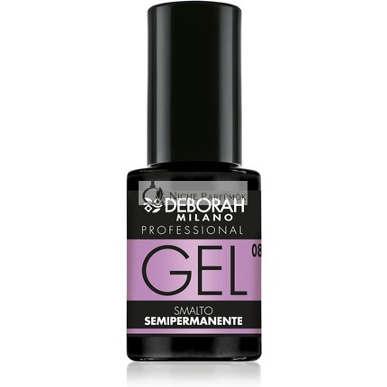 Deborah Milano Professioneller Semi-Permanenter Nagellack Nummer 08 Lila Plumping-Effekt Langanhaltend für Intensive und Glänzende Nägel