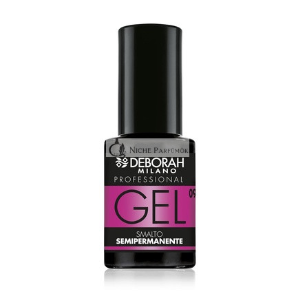 Deborah Milano Professioneller Nagellack 09 Zyklamen Plump-Effekt Lang anhaltend 4,5ml Violettblau