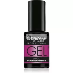   Deborah Milano Félig Tartós Körömlakk #10 Sötét Mávé, Plumping Hatás, Hosszan Tartó, Intenzív és Fényes Körmök, 4,5ml