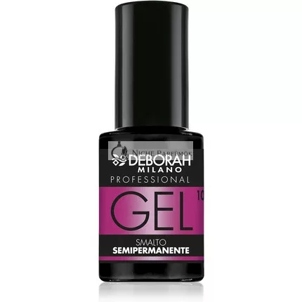 Deborah Milano Félig Tartós Körömlakk #10 Sötét Mávé, Plumping Hatás, Hosszan Tartó, Intenzív és Fényes Körmök, 4,5ml