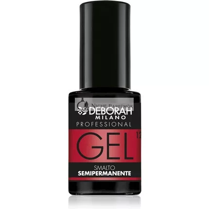 Deborah Milano Fél-Álló Zselés Körömlakk 12 Coral Red, 4,5ml