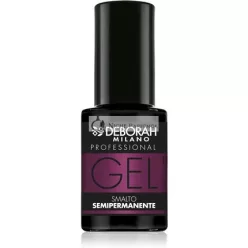   Deborah Milano Professzionális Fél-Állandó Körömlakk 17 Amarena Piros Dúsító Hatás Tartós Intenzív és Fényes Körmök 4.5ml