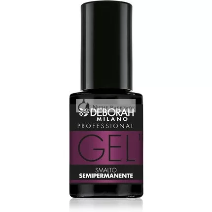 Deborah Milano Professzionális Fél-Állandó Körömlakk 17 Amarena Piros Dúsító Hatás Tartós Intenzív és Fényes Körmök 4.5ml