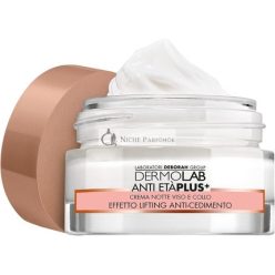   DERMOLAB Anti-Aging Plus+ Éjszakai Krém Arcra és Nyakra 50ml Hyaluronsav Hatás