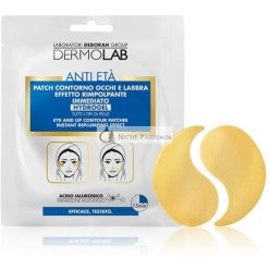 Dermolab Hyaluronsavas Szem- és Ránctalanító Matricák