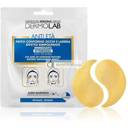 Dermolab Hyaluronsavas Szem- és Ránctalanító Matricák