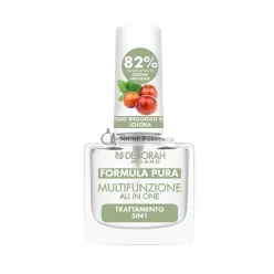   Deborah Milano Multifunkcionális Körömlakk Primer és Top Coat Természetes Összetevőkkel és Organikus Jojoba Olajjal, 8.5ml