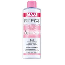   Dermolab Ultra-Gentle 6-in-1 Micellás Víz Érzékeny Bőrre, Hyaluronsavval és Kamillával, 400ml