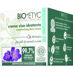   Bio Etyc Organikus Hidratáló Krém Organikus Írisz és Ibolya Kivonattal Normál és Kombinált Bőrre, 50ml