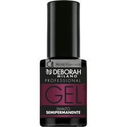   Deborah Milano Professzionális Fél-Állandó Körömlakk Szám 21 Burgundi Plumpáló Hatás, Hosszan Tartó, Intenzív és Fényes Körmök, 4.5ml