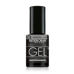   Deborah Milano Professzionális Körömlakk No. 18 Fekete, Plumping Hatás, Hosszan Tartó, Intenzív és Fényes Körmök 4.5ml