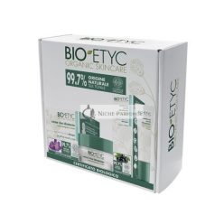   Bio Etyc Organikus Bőrápoló Hidratáló Bőrdoboz 99,7% Természetes Összetevőkkel - Tartalmazza a Hidratáló Arcápoló Krémet 50ml és a Szemkörnyék Ápolót 15ml