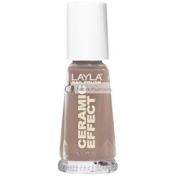   Layla Cosmetics 1243R23-020 Kerámia Hatású Körömlakk Mocha 10ml