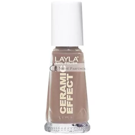 Layla Cosmetics 1243R23-020 Kerámia Hatású Körömlakk Mocha 10ml