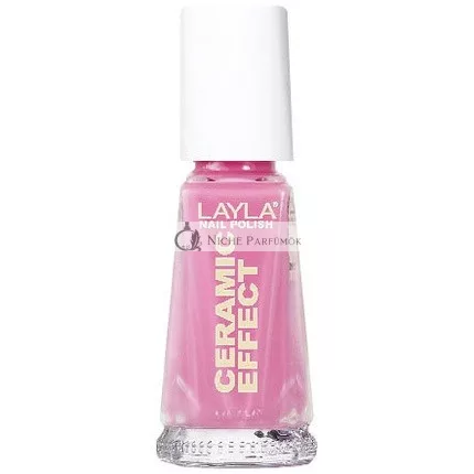 Layla Cosmetics 1243R23-021 Kerámia Hatású Körömlakk - Szenzuális Rózsaszín, 10 ml