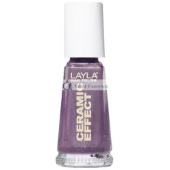   Layla Cosmetics Kerámia Hatású Körömlakk Lilac Rules, 10 ml