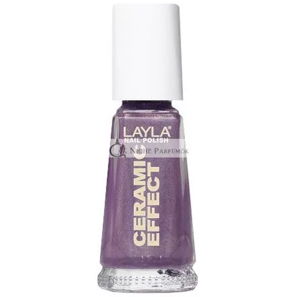 Layla Cosmetics Kerámia Hatású Körömlakk Lilac Rules, 10 ml