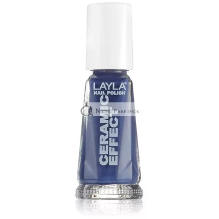 Layla Cosmetics 1243R23-068 Kerámia Hatású Körömlakk Csendes Kék 10ml