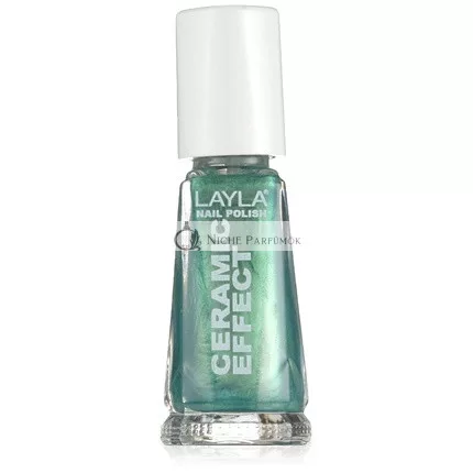 Layla Cosmetics 1243R23-072 Kerámia Hatású Körömlakk - Zöld Illúzió
