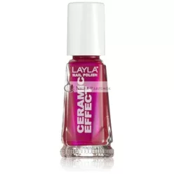   Layla Cosmetics 1243R23-074 Kerámia Hatású Körömlakk - Pop Pink, 10ml