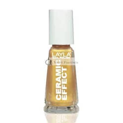   Layla Cosmetics 1243R23-075 Kerámiás Hatású Körömlakk Aranyujj