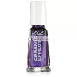   Layla Cosmetics 1243R23-086 Kerámia Hatású Körömlakk: Lila az Éjszakában, 10ml