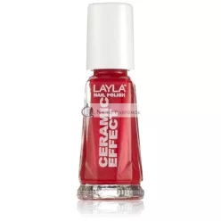   Layla Cosmetics 1243R23-094 Kerámia Hatású Körömlakk Kanadiai Piros, 10 ml