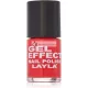 Layla Cosmetics Milano Gel Effekt Körömlakk Coral Piros - 10 ml