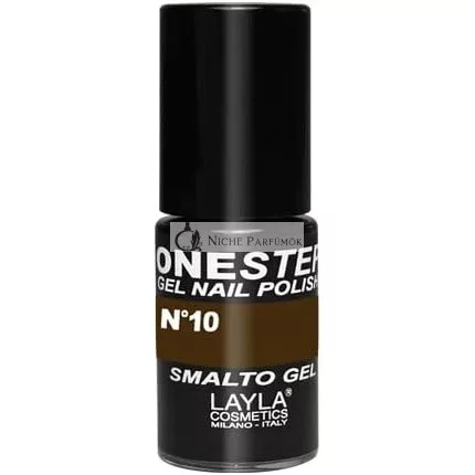 LAYLA COSMETICS One Step Gel Körömlakk Piros Barna Szám 10