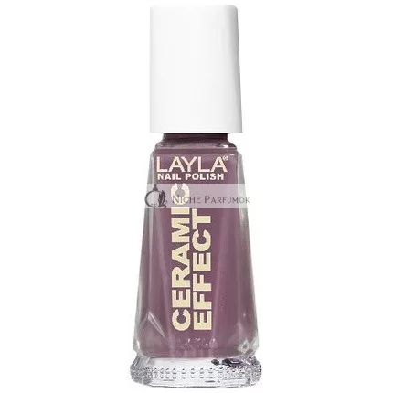 Layla Cosmetics 1243R23-011 Kerámia Hatású Körömlakk Romantikus Levendula 10ml