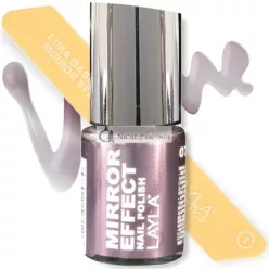 LAYLA Tükörhatású Körömlakk 7 Fémes Szilva