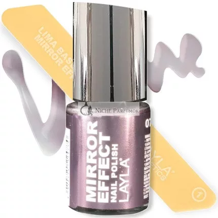 LAYLA Tükörhatású Körömlakk 7 Fémes Szilva