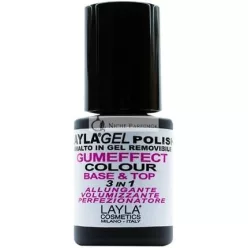   LAYLA Gumi Hatású Zselés Körömlakk 32. Számú Lila Noir