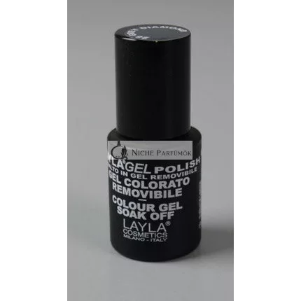 Layla Kozmetikai Egylépéses Gél Körömlakk UV Festék Szürke Gyémánt K22-D