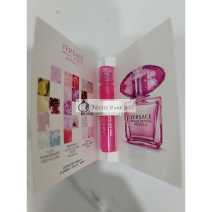 Versace Bright Crystal Absolu Eau De Parfum Spray Mintavételi Fiola, 1ml