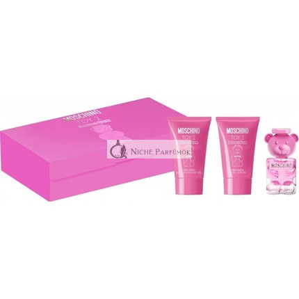 Moschino Toy 2 Bubble Gum Ajándékcsomag, 5ml EDT, 25ml Testápoló, 25ml Tusfürdő