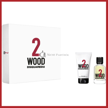 Dsquared2 2 Wood Geschenkset, 30 ml EDT + 50 ml Duschgel