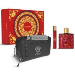 Versace Eros Flame Eau de Parfum, 100 ml, utazó spray 10 ml