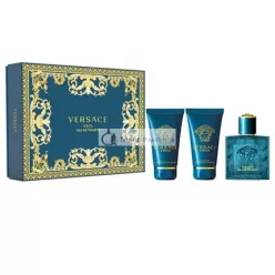 Eros Toilettenwasser Spray 50ml + Rasierbalsam 50ml