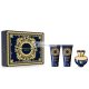 Versace Dylan Blue 50ml EDP Spray + 50ml Duschgel + 50ml Körperlotion Geschenkset 2023