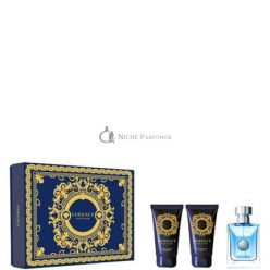   Versace Pour Homme Geschenkset 50ml EDT Spray, 50ml Aftershave Balsam & Duschgel